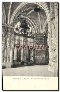 Old Postcard Burgos Cathedral Nef Circular L & # 39Abside