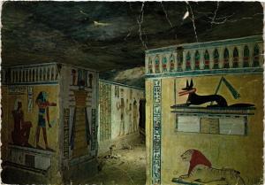 CPM EGYPTE Luxor-Queen's Valley: Mural painting in the Tomb of Chamwes (343598)