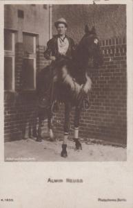 B78206 alwin neuss horse chaveaux people actors  scan front/back image