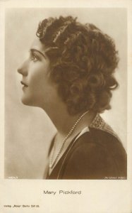 Postcard cinema film star beauty actress Mary Pickford