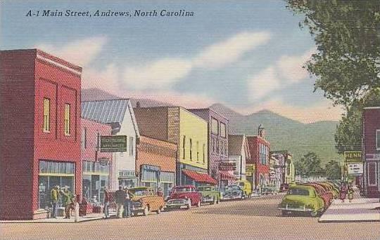 North Carolina Andrews Main Street