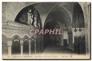Postcard Old Cathedral of Chartres Notre Dame in Earth Gallery
