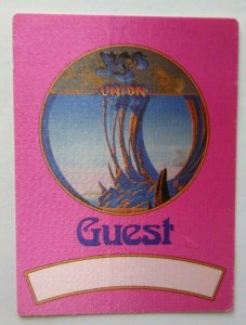 Yes Union Backstage Pass Original 1991 Concert Tour Gift For Fans Prog Rock