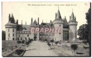 Old Postcard Sully Sur Loire Chateau Feodal