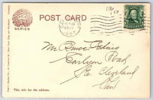 Dayton Ohio~Hotel Algonquin & Main Street~1907 Postcard