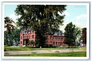 c1920s Holderness School Exterior For Boys Plymouth White Mountains NH Postcard