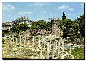 Postcard Modern Athens Romain walking