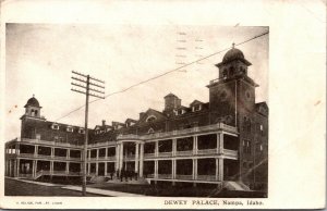 Postcard Dewey Palace in Nampa, Idaho~1884