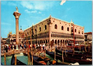 Venezia Palace Of The Doges Venice Italy Venetian Gothic Style Postcard