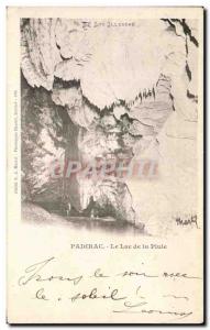 Old Postcard Padirac Lake of Rain