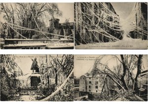 CYCLON DISASTER ACCIDENT NARBONNE 1920 FRANCE 10 Vintage Postcard (L3708)