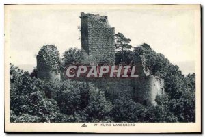 Postcard Old Ruin Landsberg