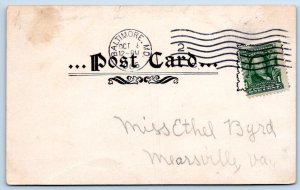 1906 BALTIMORE MARYLAND CUSTOM HOUSE POSTCARD TO ETHEL BYRD MEARSVILLE VIRGINIA