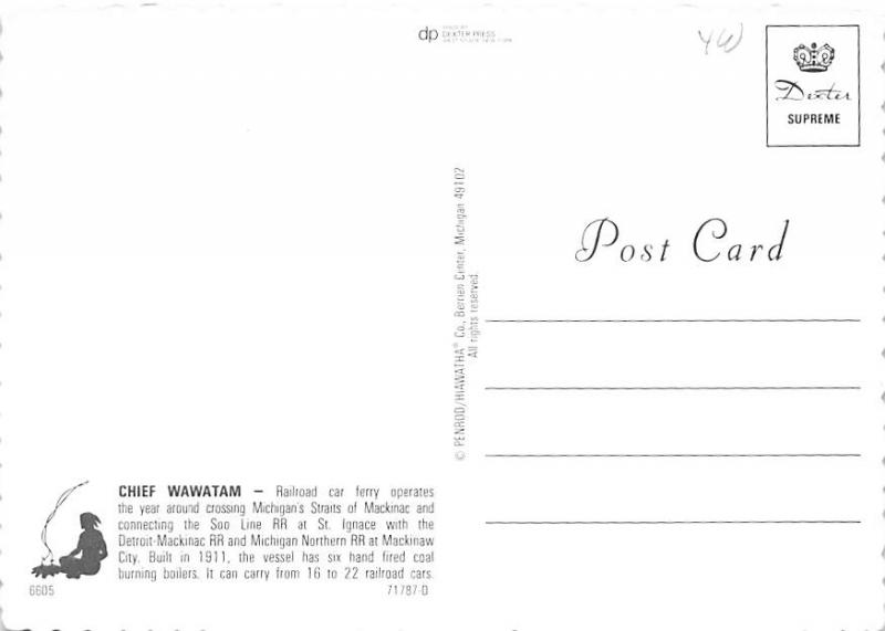 Chief Wawatam - Michigan