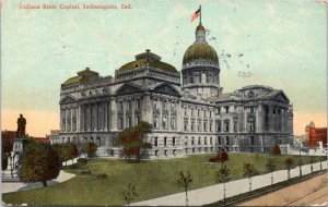 Postcard IN Indianapolis -  Indiana State Capitol