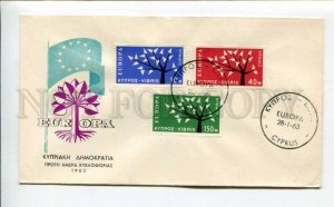 422001 Cyprus 1963 year EUROPA CEPT First Day COVER