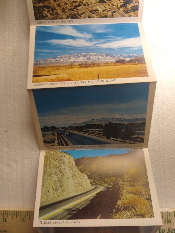 Postcard Folder Albuquerque, New Mexico