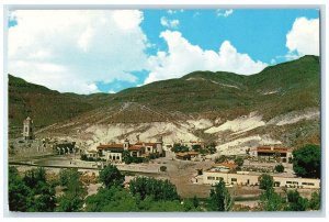 1983 Bird's Eye View Of Death Valley Scotty's Castle Death Valley CA Postcard