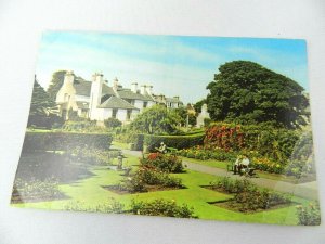 Vintage Postcard Lodge Rose Gardens North Berwick Scotland