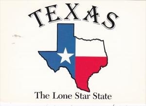 Texas Map Of The Lone Star State