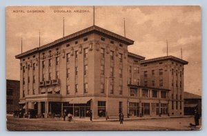 J92/ Douglas Arizona Postcard c1910 Hotel Gadsden Building  11