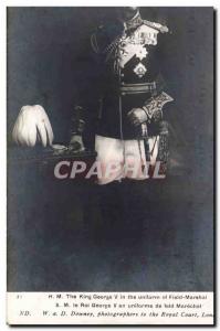 Old Postcard HM The King George V in the uniform of the Field Marshal