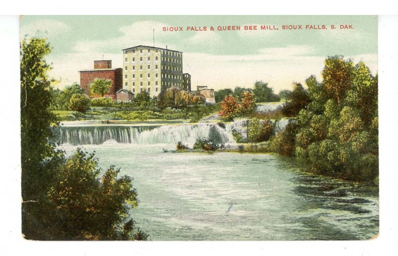SD - Sioux Falls. The Falls & Queen Bee Mill