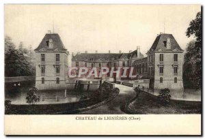 Old Postcard Chateau De Lignieres