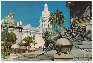 Independence Plaza, Metropolitan Cathedral, QUITO, Ecuador, 50-80´s