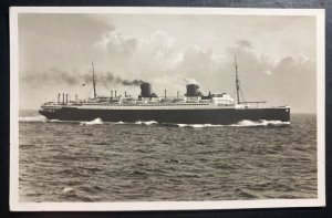 Mint Real Picture Postcard Germany Lloyd Bremen Express SS Columbus Steamer RPpC