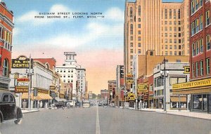 Saginaw Street North View From Second Streets Flint MI 