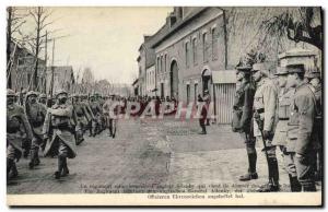 Old Postcard Medaille A regiment greet the English General Allenby