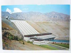 Pentocks and Power House Benmore Dam North Otago New Zealand Vintage Postcard