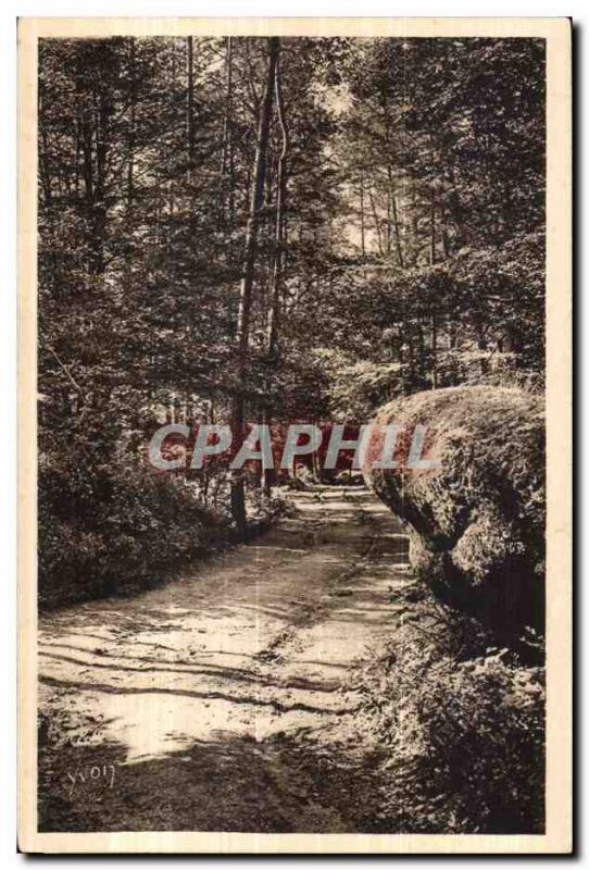 Huelgoat - near Road Grotto of Artus - Old Postcard