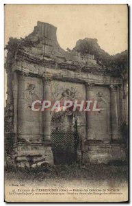 Old Postcard Around Pierrefonds Ruins Of Celestins From St. Peter Chapel