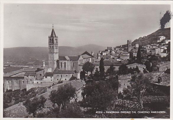 Italy Assisi Panorama Parziale dal Giardino Margherita