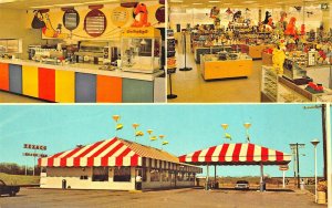 Geneseo IL The Circus Popcorn Popper Multi-Store Images Postcard