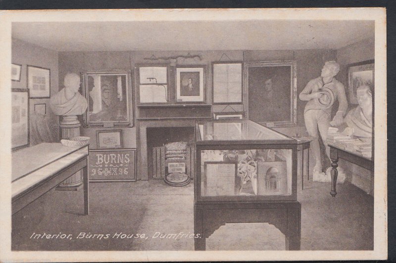 Scotland Postcard - Interior of Burns House, Dumfries   MB1521