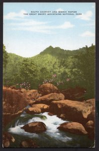 Tennessee Great Smoky Mountains National Park South Chimney Scenic Rapids Chrome