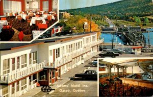 Canada Quebec Gaspe Adams' Motel 1971