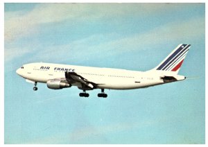 Air France Civil Aircraft Series D 222 Airbus Airplane Postcard