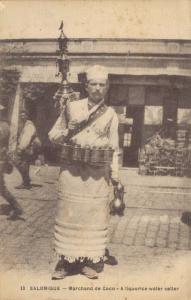 Greece - Salonique Marchand de Coco A liquorice - water seller 02.83