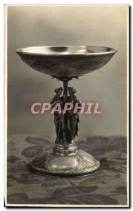 Old Postcard silver cup