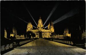 CPA AK CAMBODIA Angkor-Vat, vue de nuit (256794)