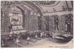 Interior, Cimitero Dei Cappuccini, Roma (Lazio), Italy, 1900-1910s