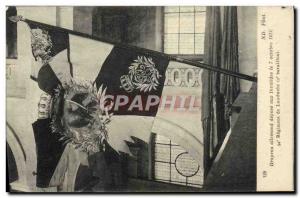 Old Postcard German Flag Depose the Invalides October 7, 1914 94th Landwehr R...