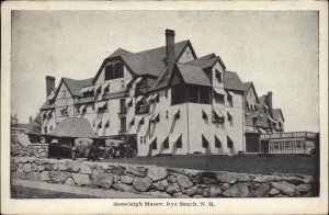 Rye Beach New Hampshire NH Stoneleigh Manor Vintage Postcard