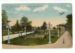 NY - Syracuse. NY State Fair Grounds, Gardens ca 1911