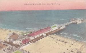 New Jersey Atlantic City Steel Pier Over Atlantic Ocean