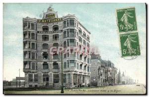 Old Postcard Middelkerke Excelsior Hotel and the dam